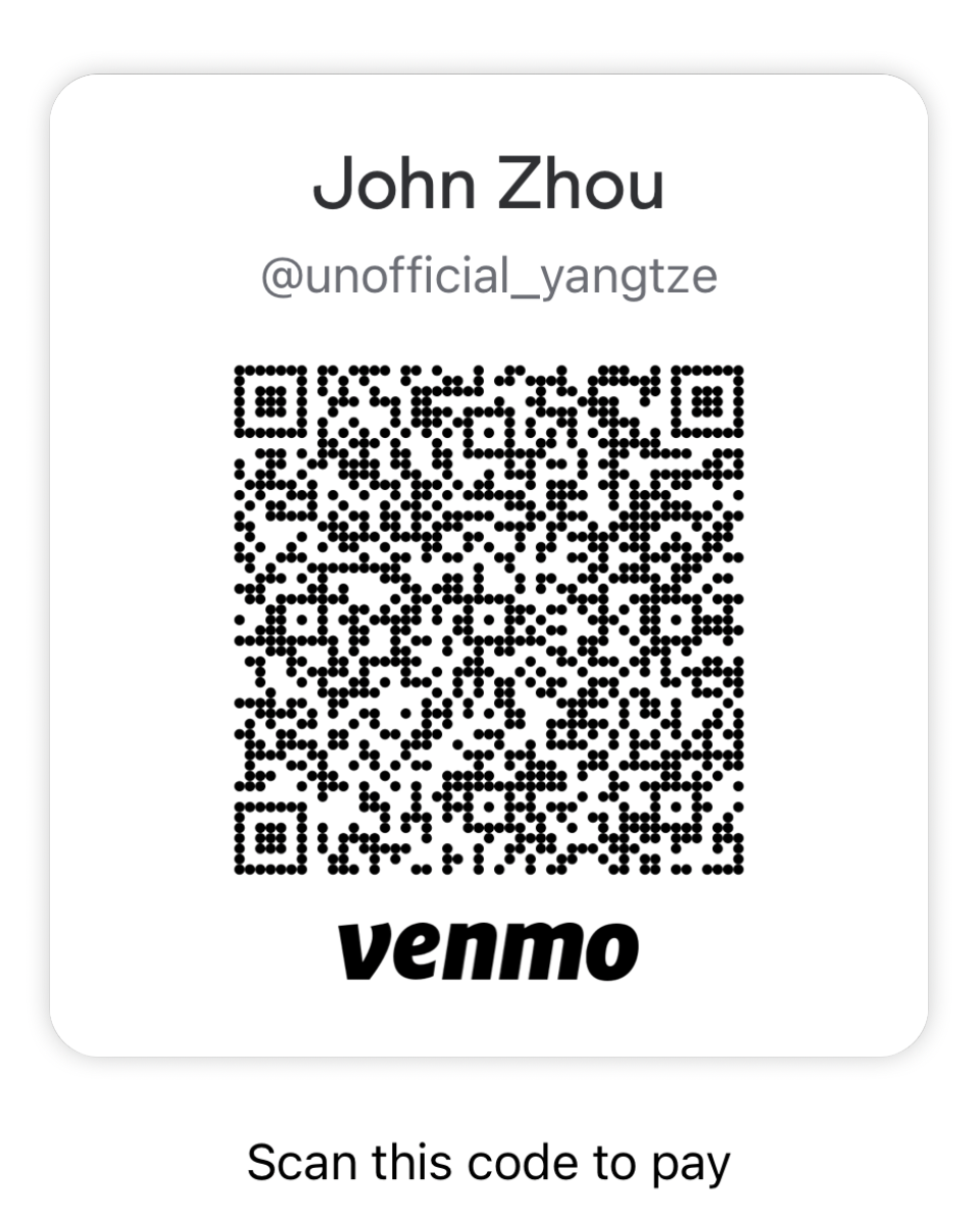 Venmo QR code